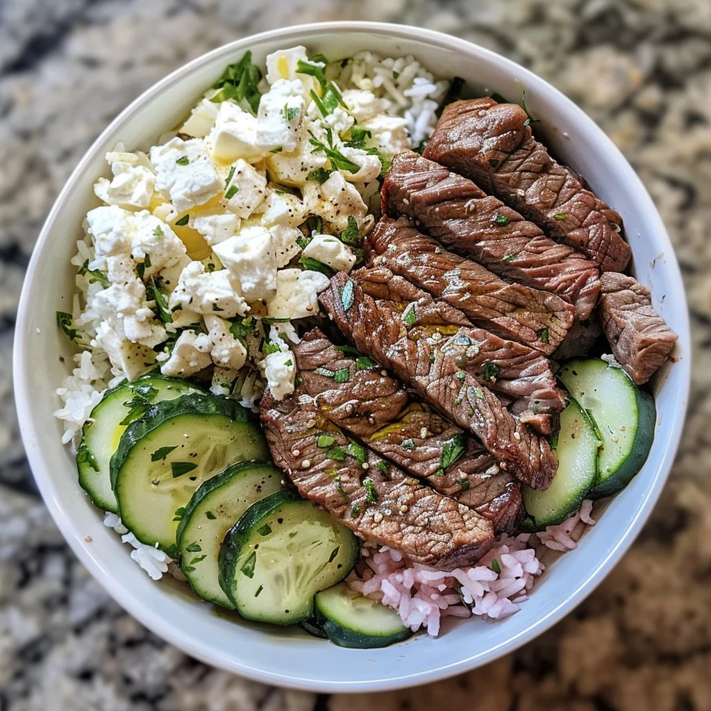 Mediterranean-Style Beef Bowl Recipe