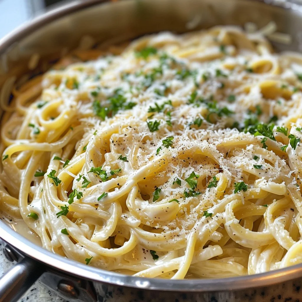 One Pot Garlic Parmesan Pasta