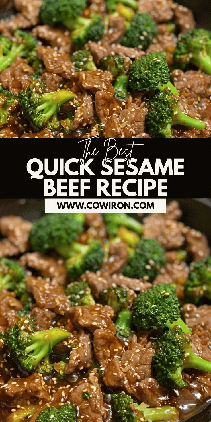 Sesame Beef and Broccoli Recipe