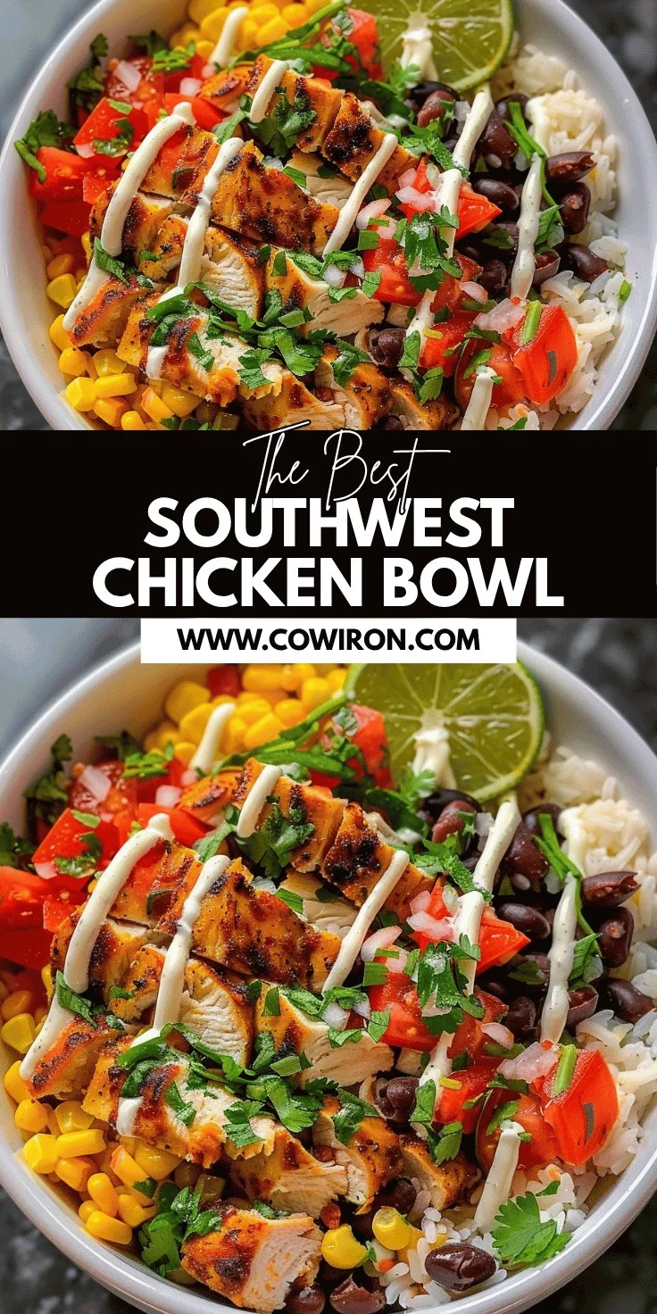 Southwest Chicken Rice Bowl Recipe