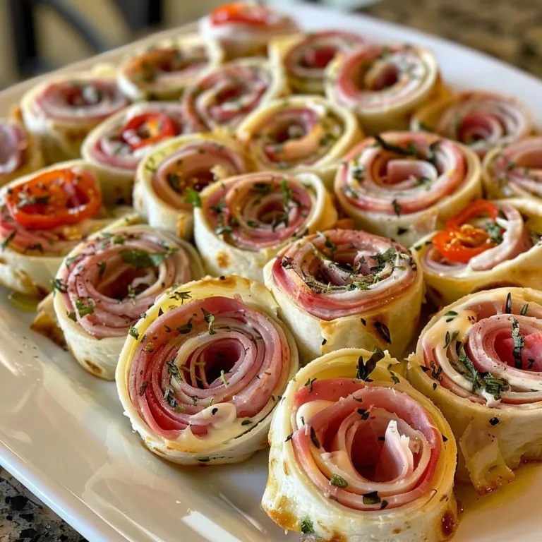 Italian Deli Pinwheels appetizer platter