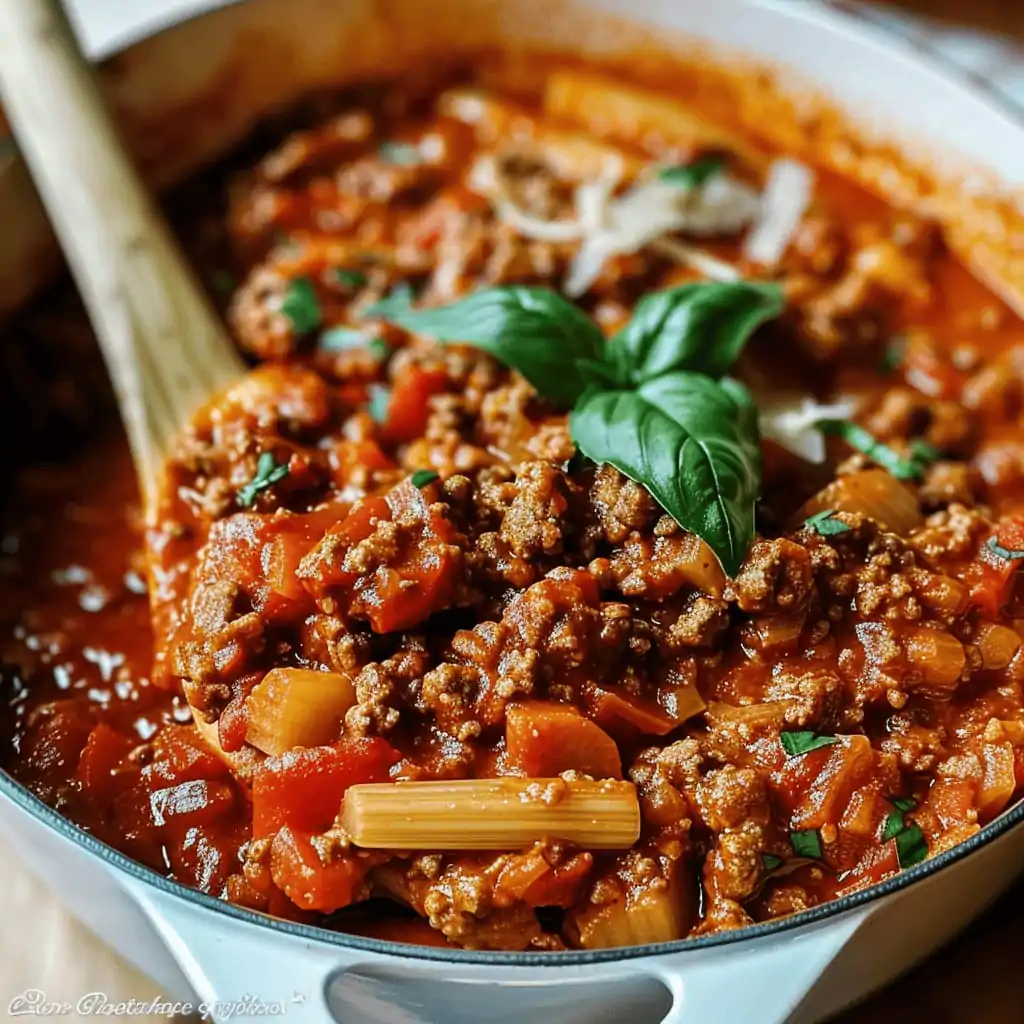 Classic Homemade Bolognese Sauce