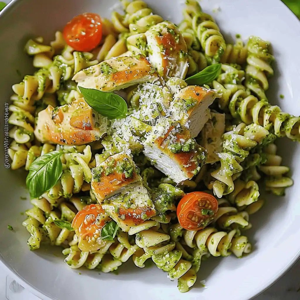 Creamy Chicken Pesto Pasta