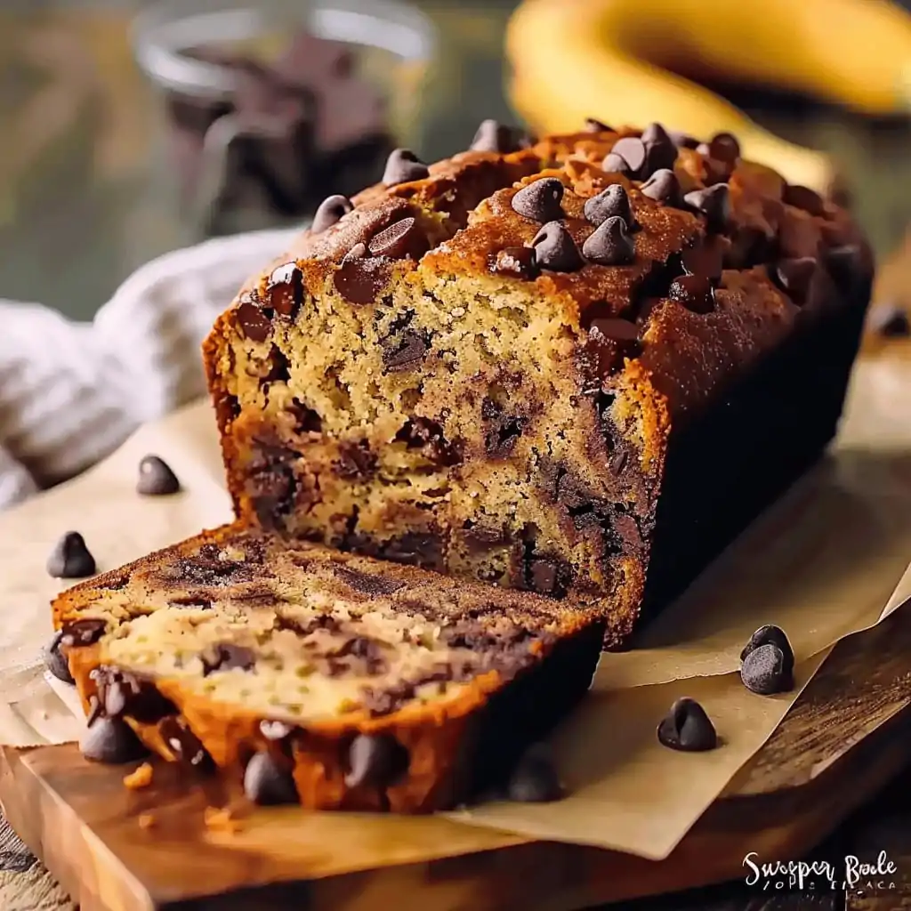 Irresistible Super Moist Chocolate Chip Banana Bread