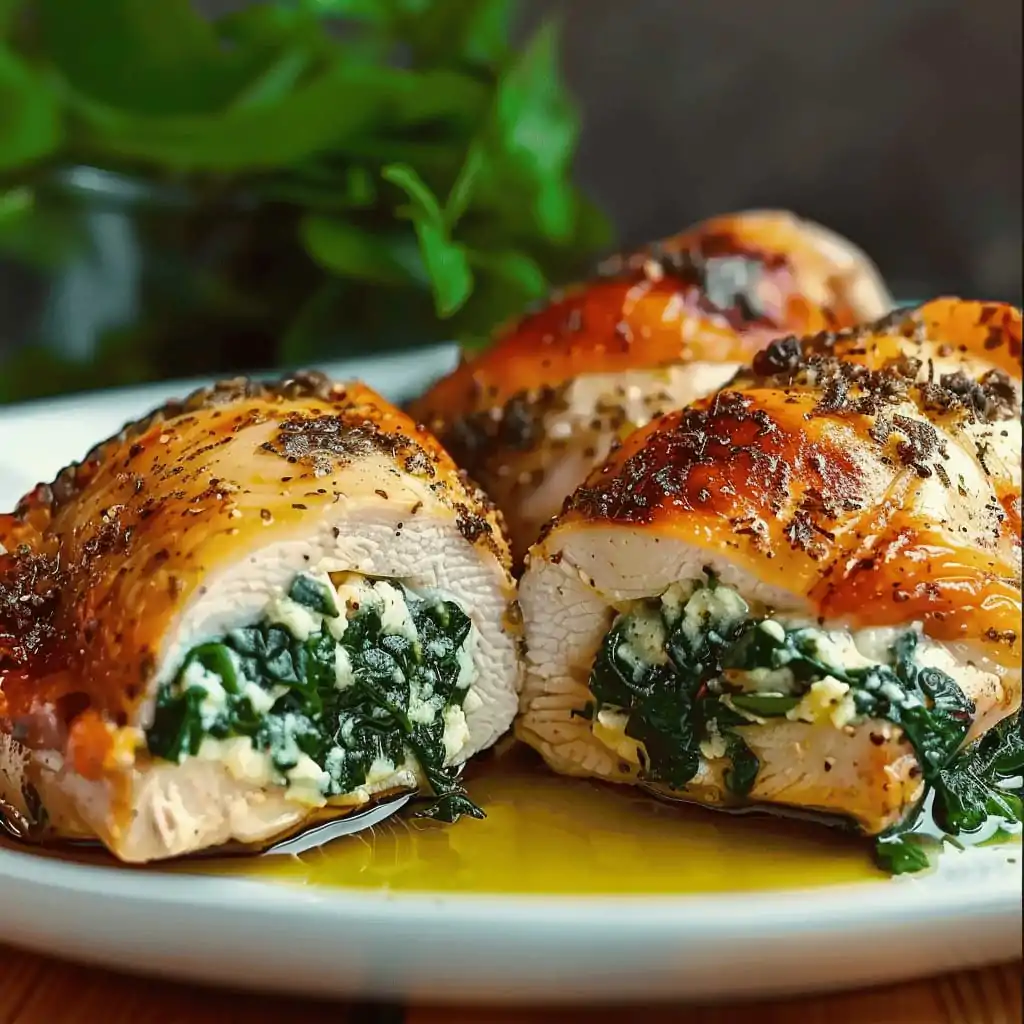 Spinach Stuffed Chicken